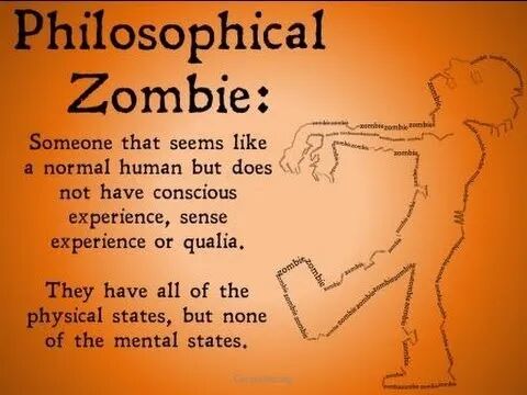 关于哲学僵尸(philosophical zombie)的定义