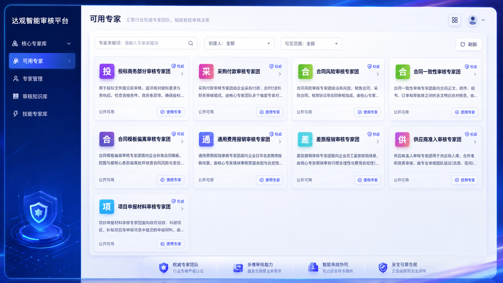 图1 达观智能审核平台